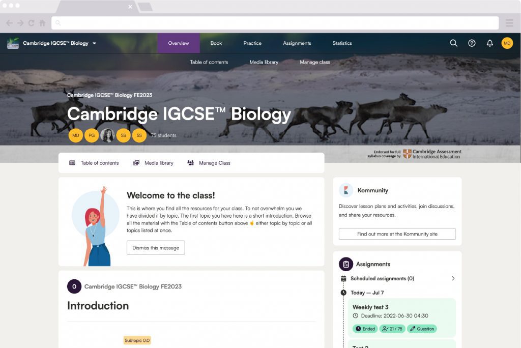 IGSCE Biology Teaching Resource - Kognity