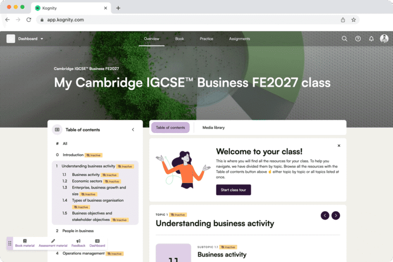 Kognity for IGCSE Business FE2027 book cover