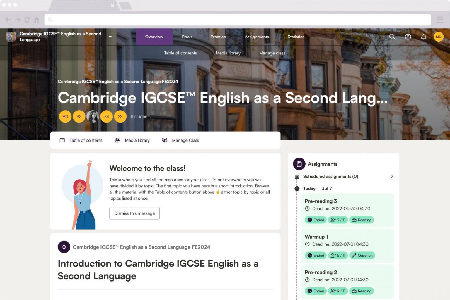 IGSCE English as a Second Language teaching resource Kognity