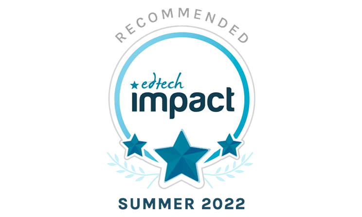 EdTech Impact Award Logo Summer 2022
