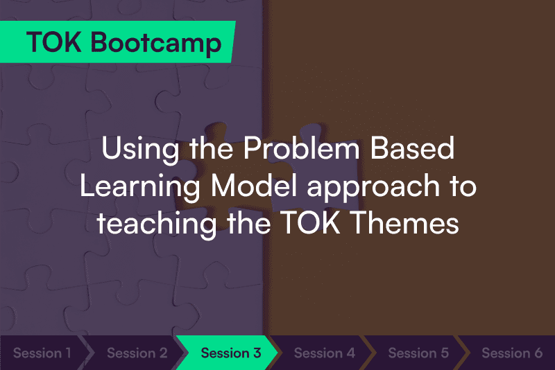 TOK Bootcamp: Using the Problem-Based Learning Model approach cover