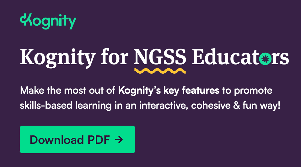 Kognity for High School Science key features