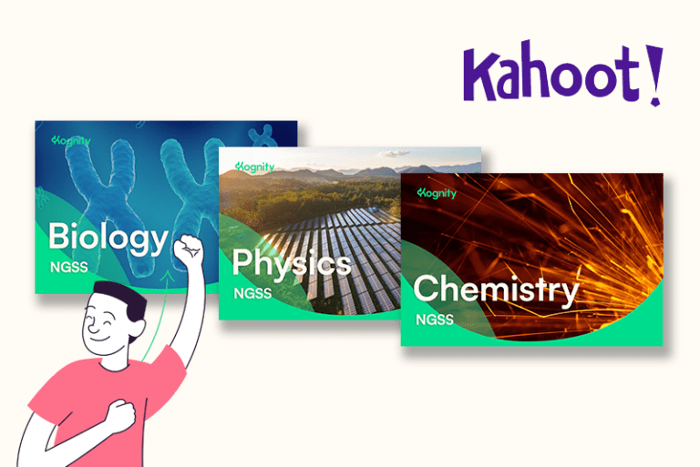 Kahoot quizzes for NGSS Biology, Chemistry and Physics Kognity