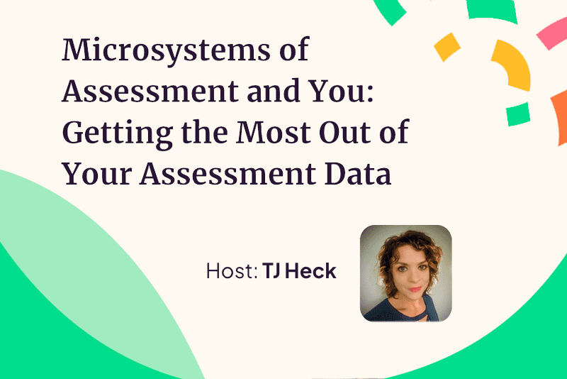 TJ Heck's "Microsystems of Assessment" presentation cover