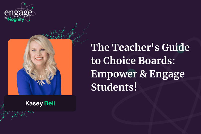 Kasey Bell "Teacher's Guide to Choice Boards" presentation cover
