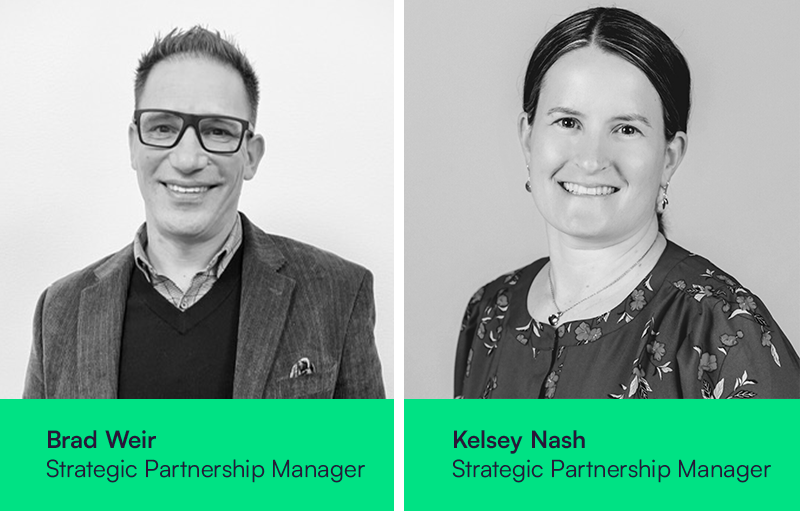 Kelsey Nash and Brad Weir, Strategic Partnership Managers at Kognity